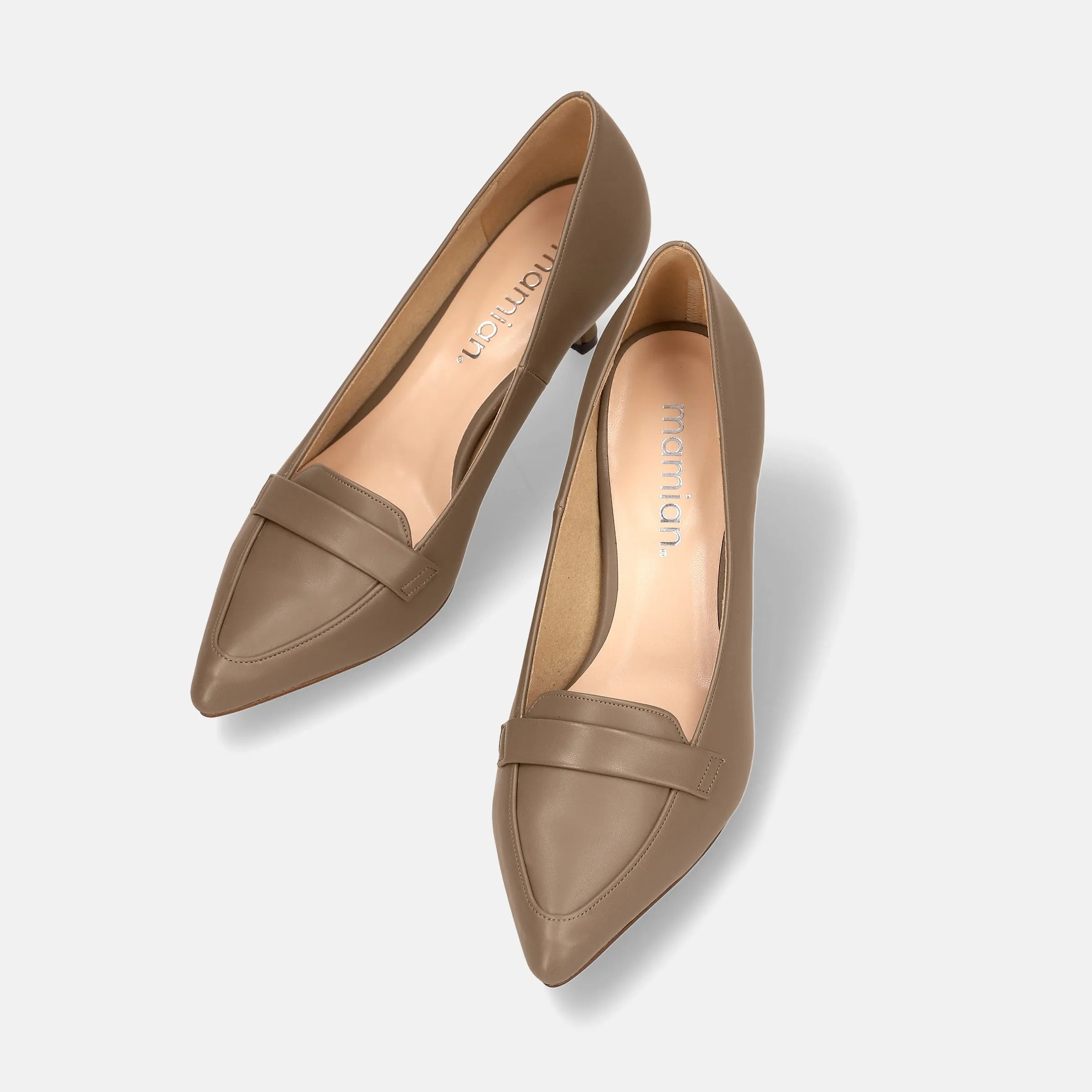 10% OFF: 2024SSBI: Loafer-style pumps (5725) dark beige