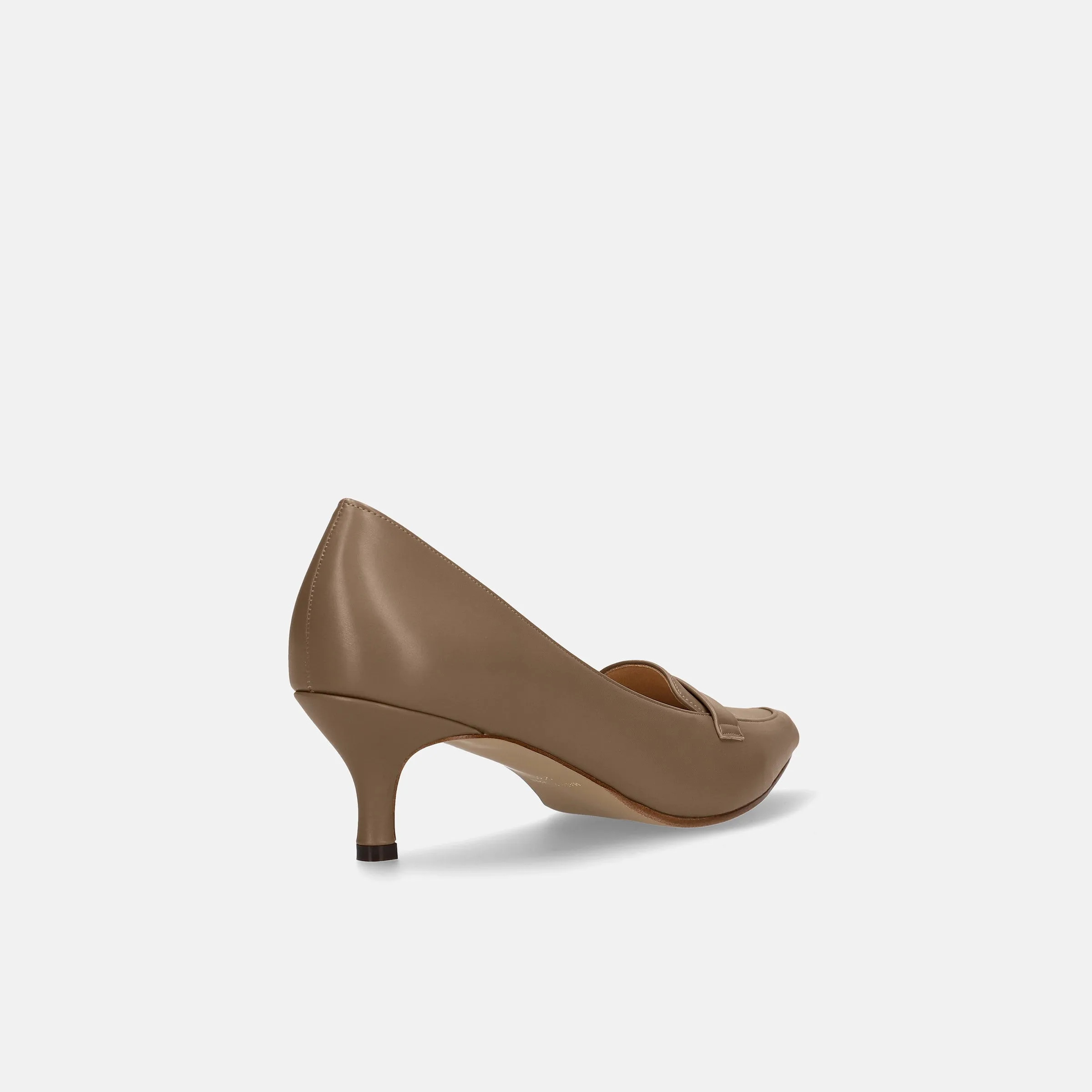 10% OFF: 2024SSBI: Loafer-style pumps (5725) dark beige