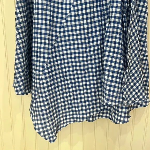 262. Maeve by Anthropologie Blue Gingham Women's Skirt