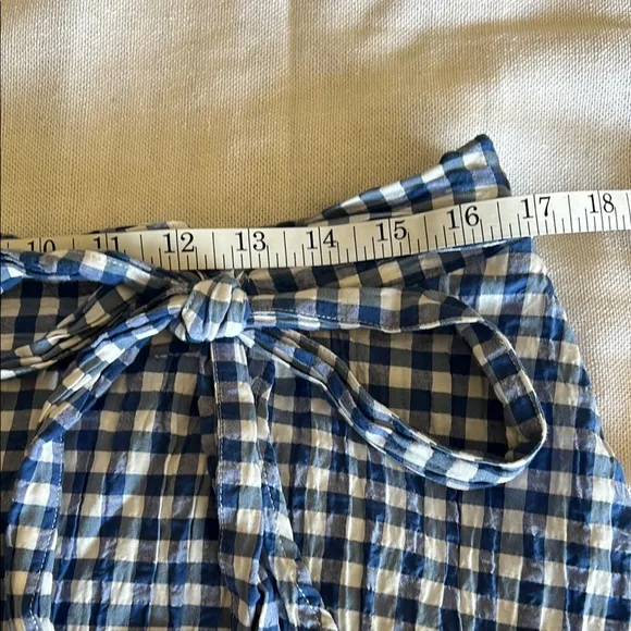 262. Maeve by Anthropologie Blue Gingham Women's Skirt