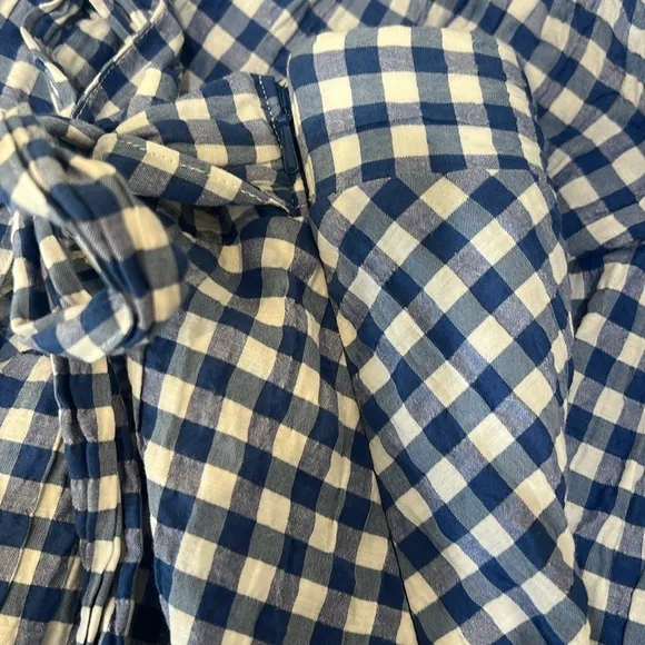262. Maeve by Anthropologie Blue Gingham Women's Skirt