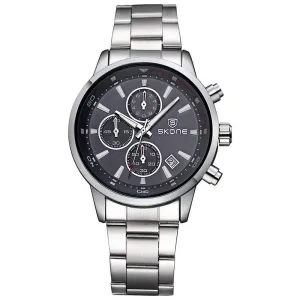 3 Dial Multifunction Watch
