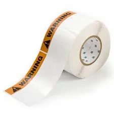 3" Core High Adhesion Glossy Polyester Preprinted Header Labels| Buy online