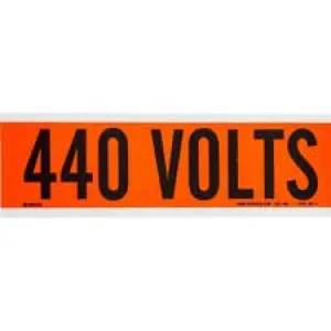 440 Volts Conduit and Voltage Labels| Buy online