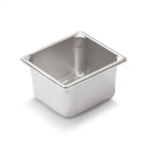 6'' x 6'' x 4'' Deep Stainless Steel Pan
