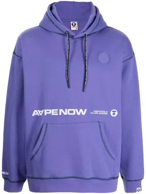 AAPE BY *A BATHING APE® Aape Now contrast-trim hoodie