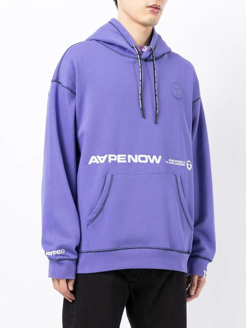 AAPE BY *A BATHING APE® Aape Now contrast-trim hoodie