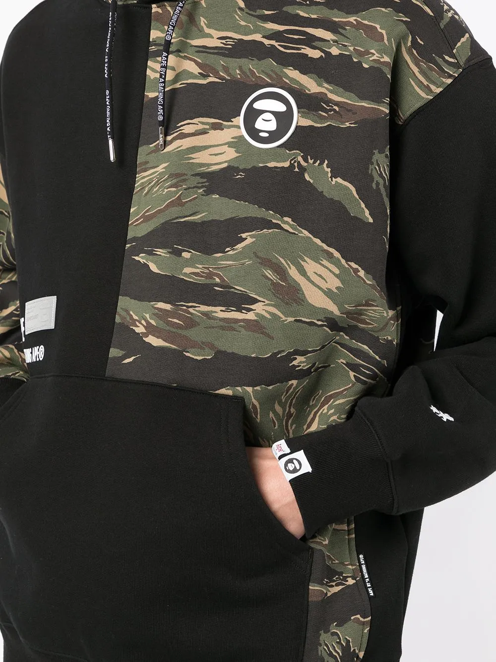 AAPE BY *A BATHING APE® camouflage-print pullover hoodie