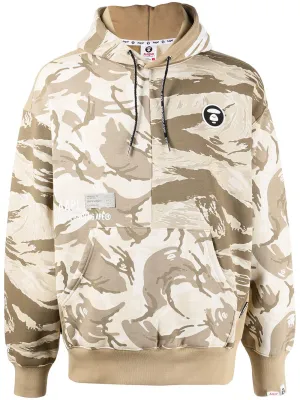 AAPE BY *A BATHING APE® camouflage-print pullover hoodie