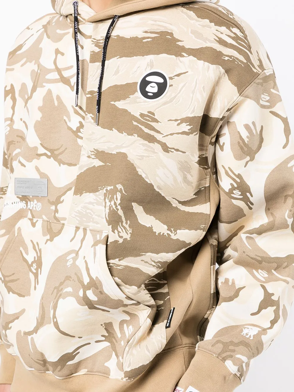 AAPE BY *A BATHING APE® camouflage-print pullover hoodie