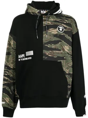 AAPE BY *A BATHING APE® camouflage-print pullover hoodie