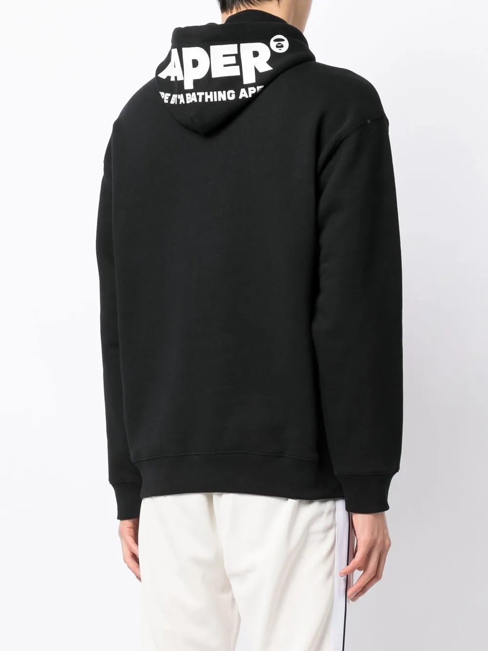 AAPE BY *A BATHING APE® logo-patch drawstring hoodie