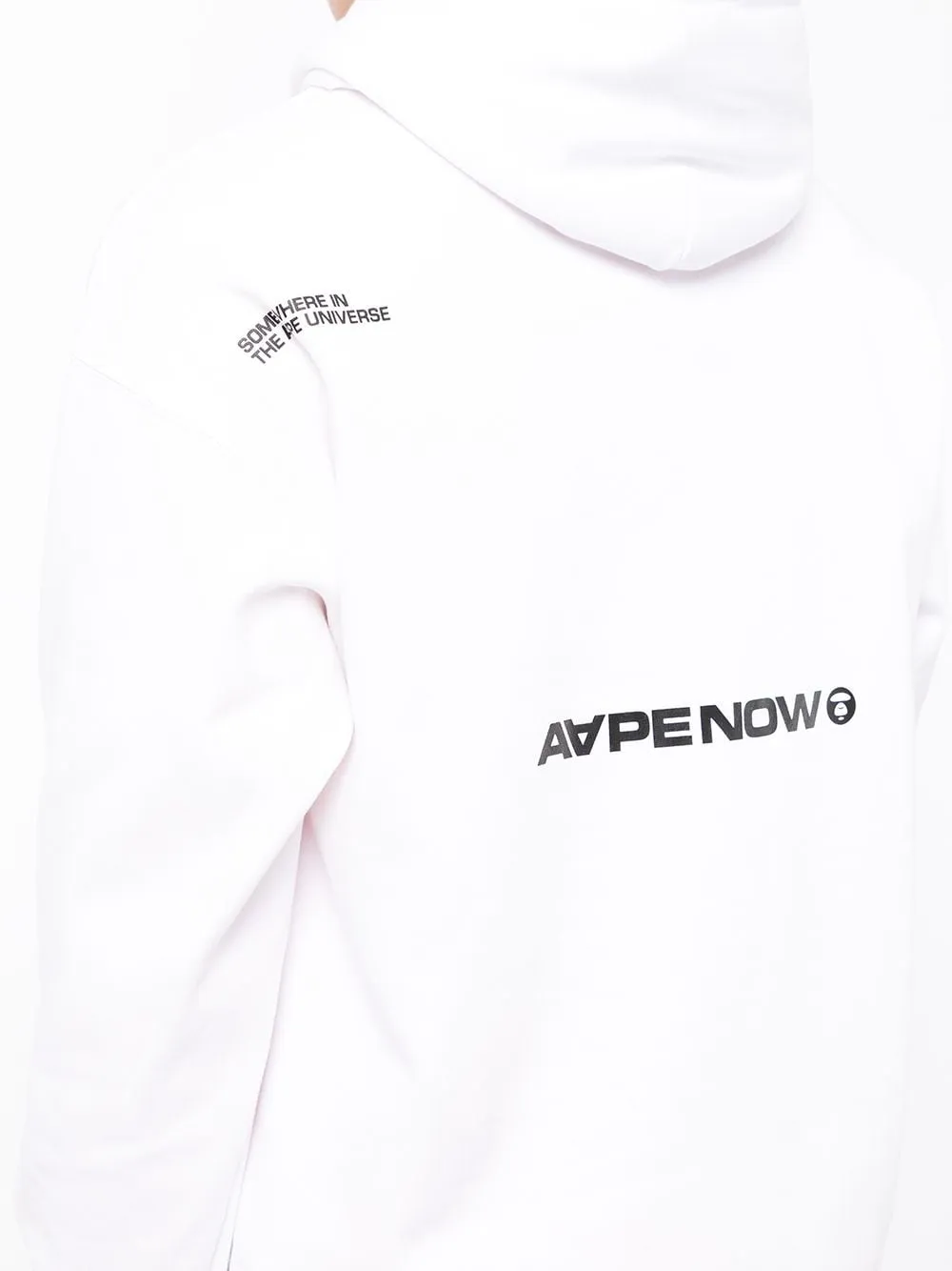 AAPE BY *A BATHING APE® logo-print long-sleeved hoodie