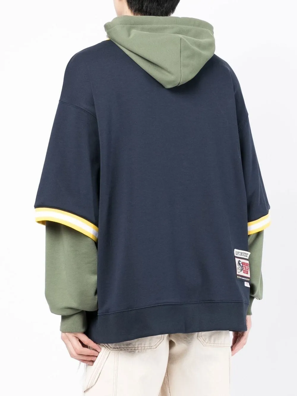 AAPE BY *A BATHING APE® logo-print pullover hoodie