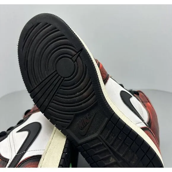 Air Jordan 1 Mid SE Kid's Wear-Away Chicago FB0568-006 Sneakers Size 6.5Y Boys