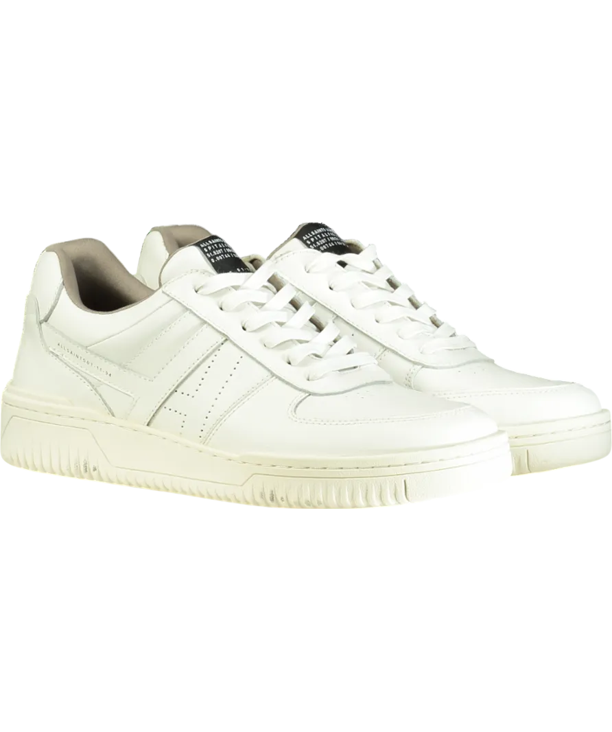 All Saints White Vix Low Trainer UK 9 EU 43 👞
