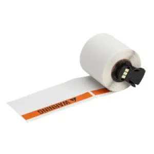 All Weather Permanent Adhesive Vinyl Labels for BMP61 M611 - 1.9" x 4", ANSI WARNING Header| Buy online