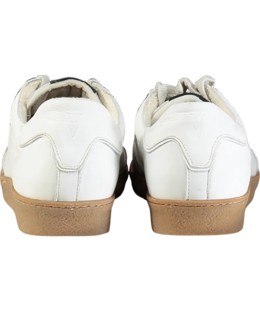 AllSaints White Leo Low Top Sneaker UK 9 EU 42 👠