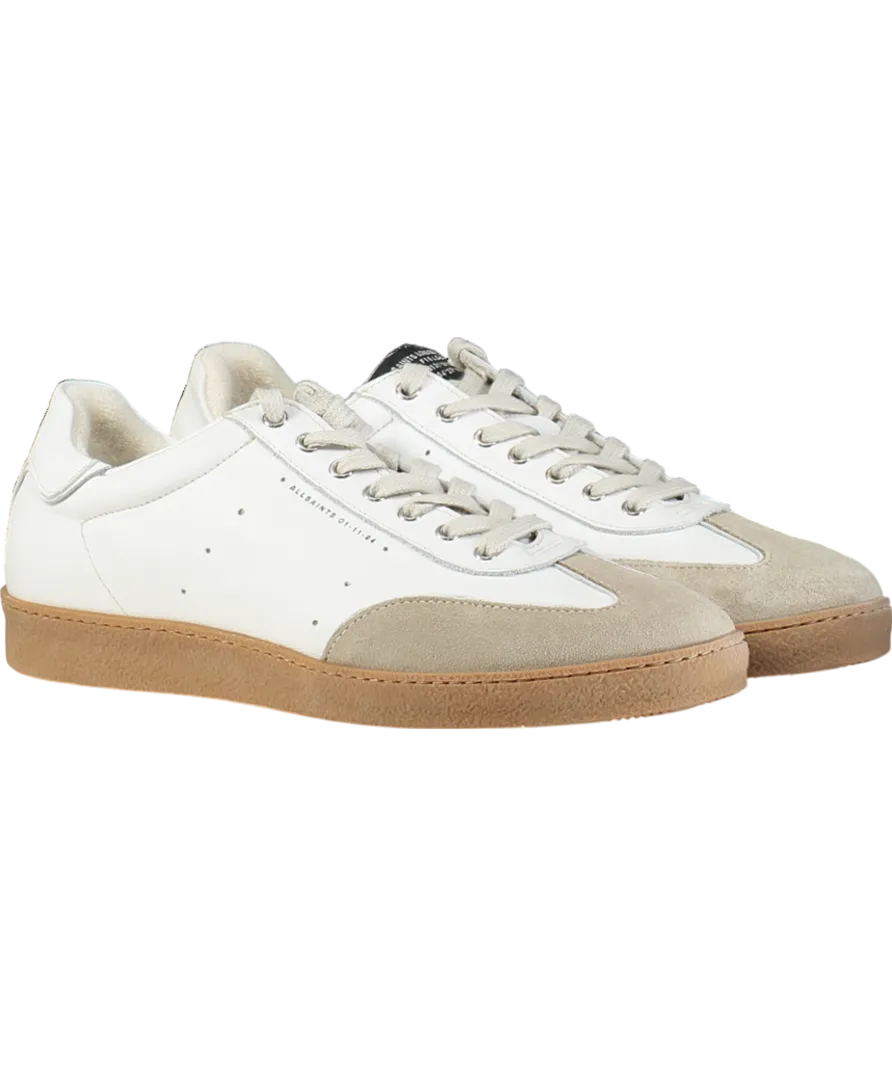 AllSaints White Leo Low Top Sneaker UK 9 EU 42 👠