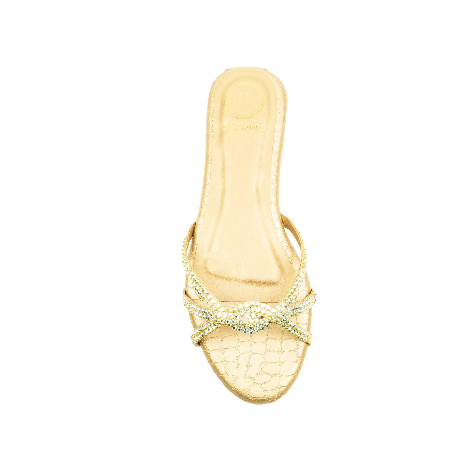 Amal Flats S132F - Glitter Gold