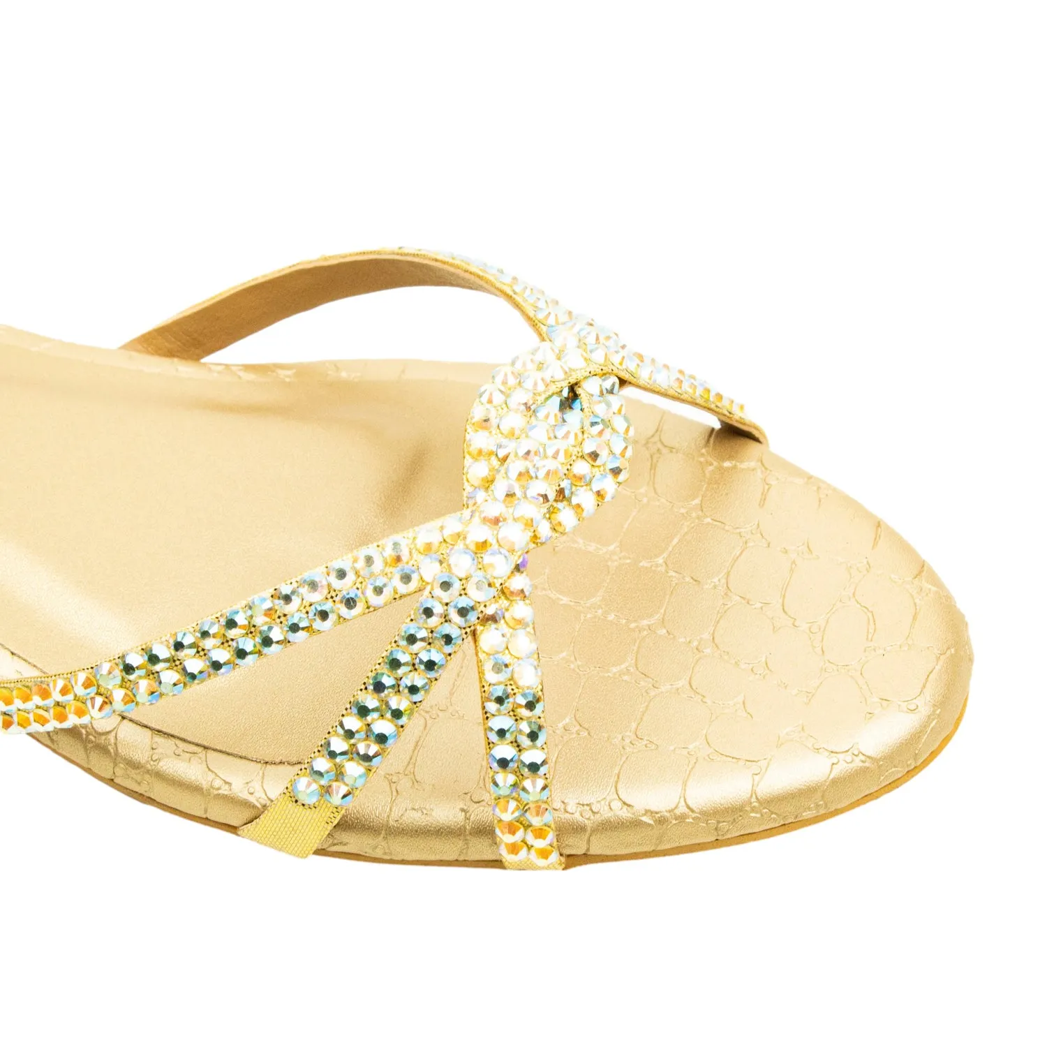 Amal Flats S132F - Glitter Gold