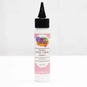 Art Glitter Designer Dries Clear PVA Glue - 2oz Bottle