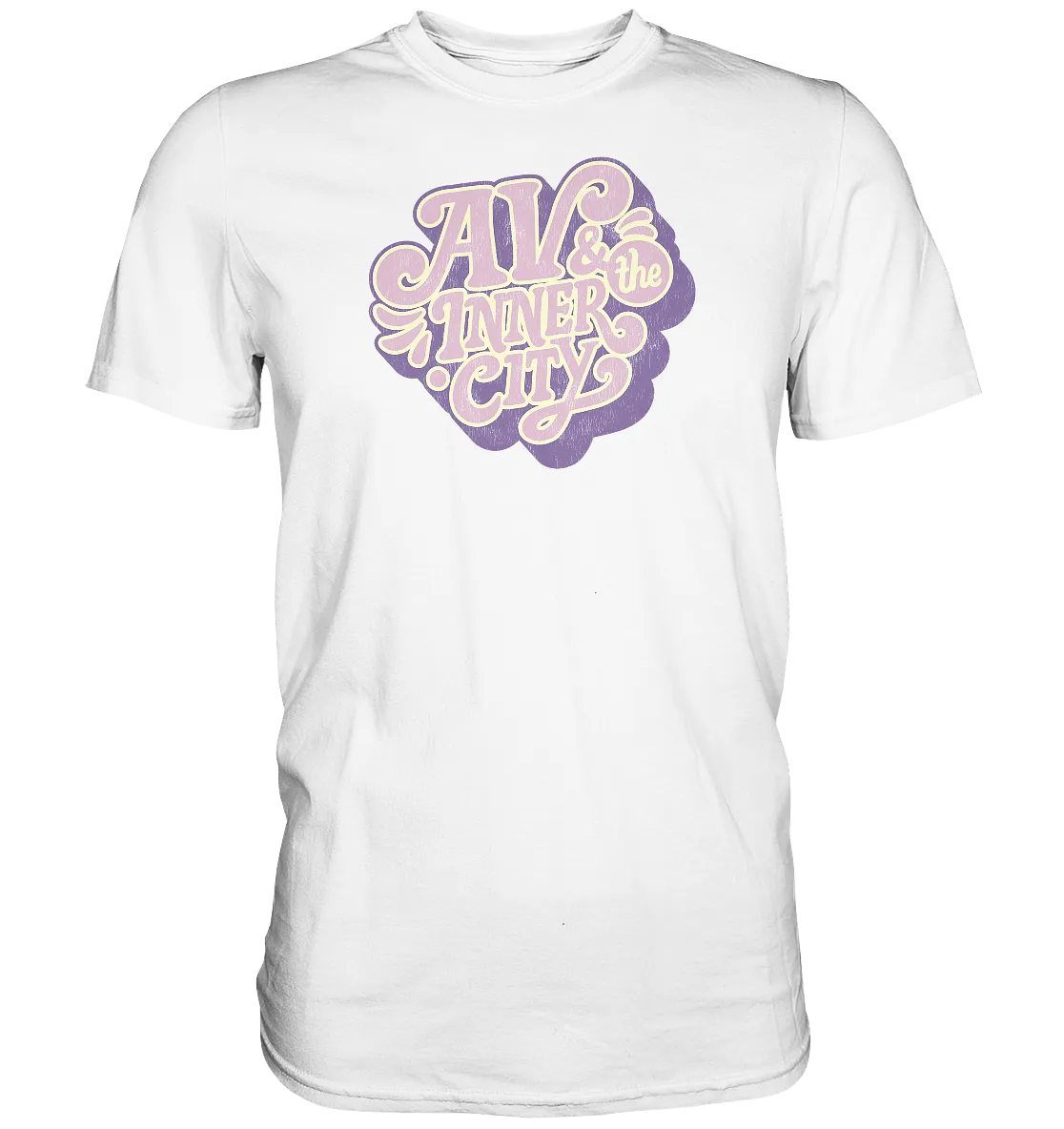 AV & the Inner City / Purple Logo - Premium Shirt