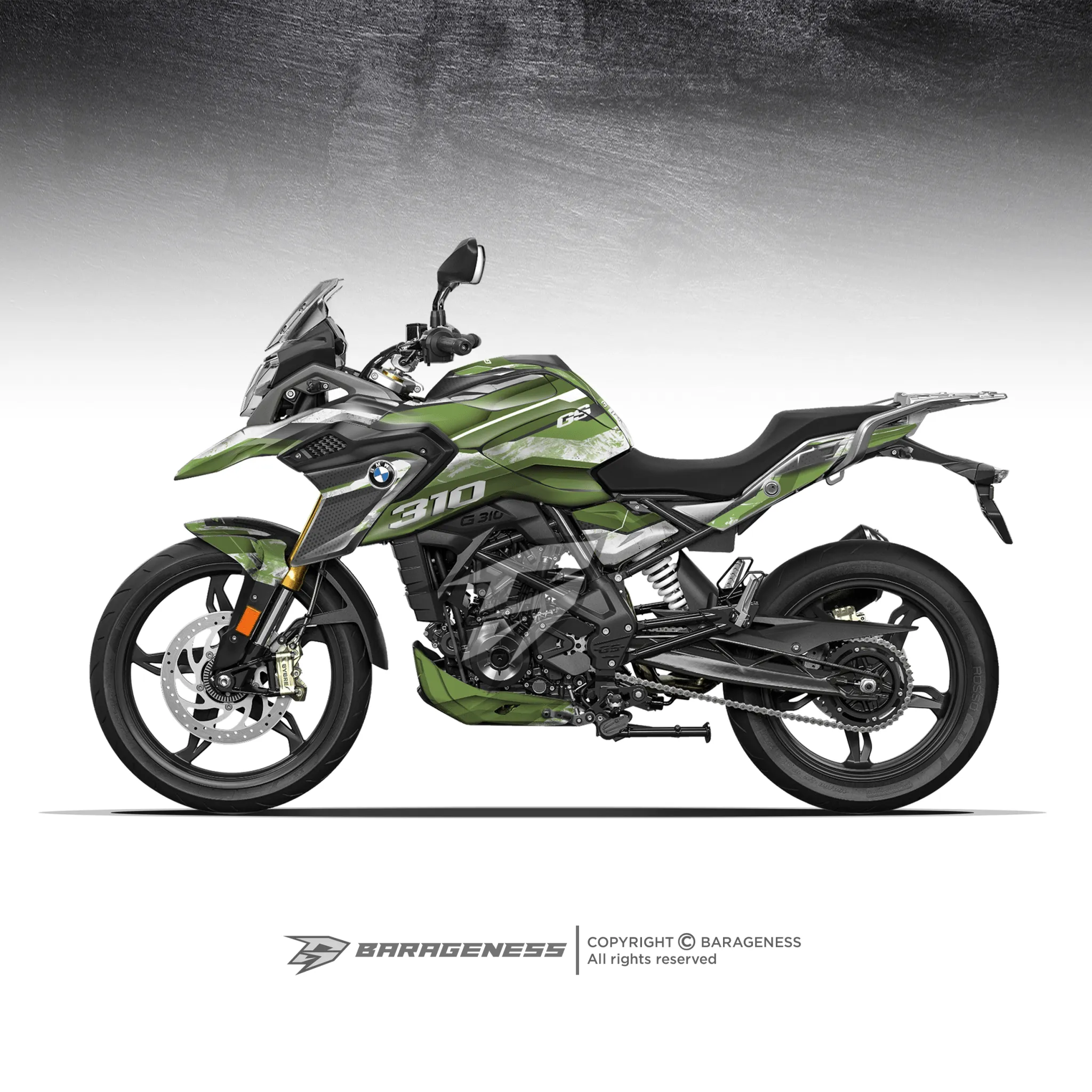 Barageness - BMW 310GS Automotive Graphics