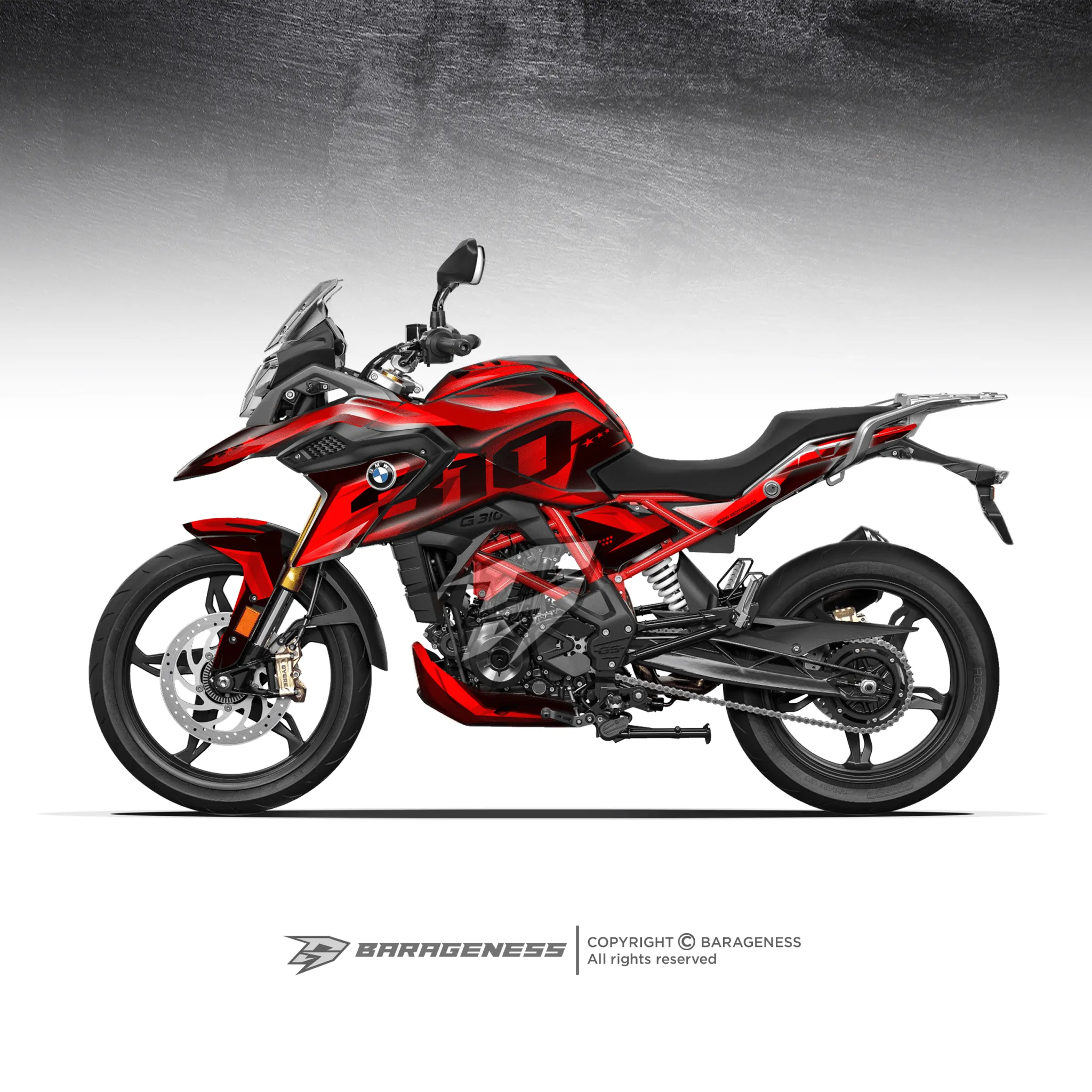 Barageness - BMW 310GS Automotive Graphics