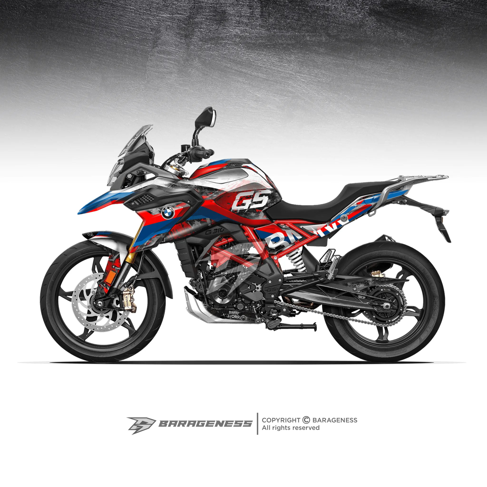 Barageness - BMW 310GS Automotive Graphics