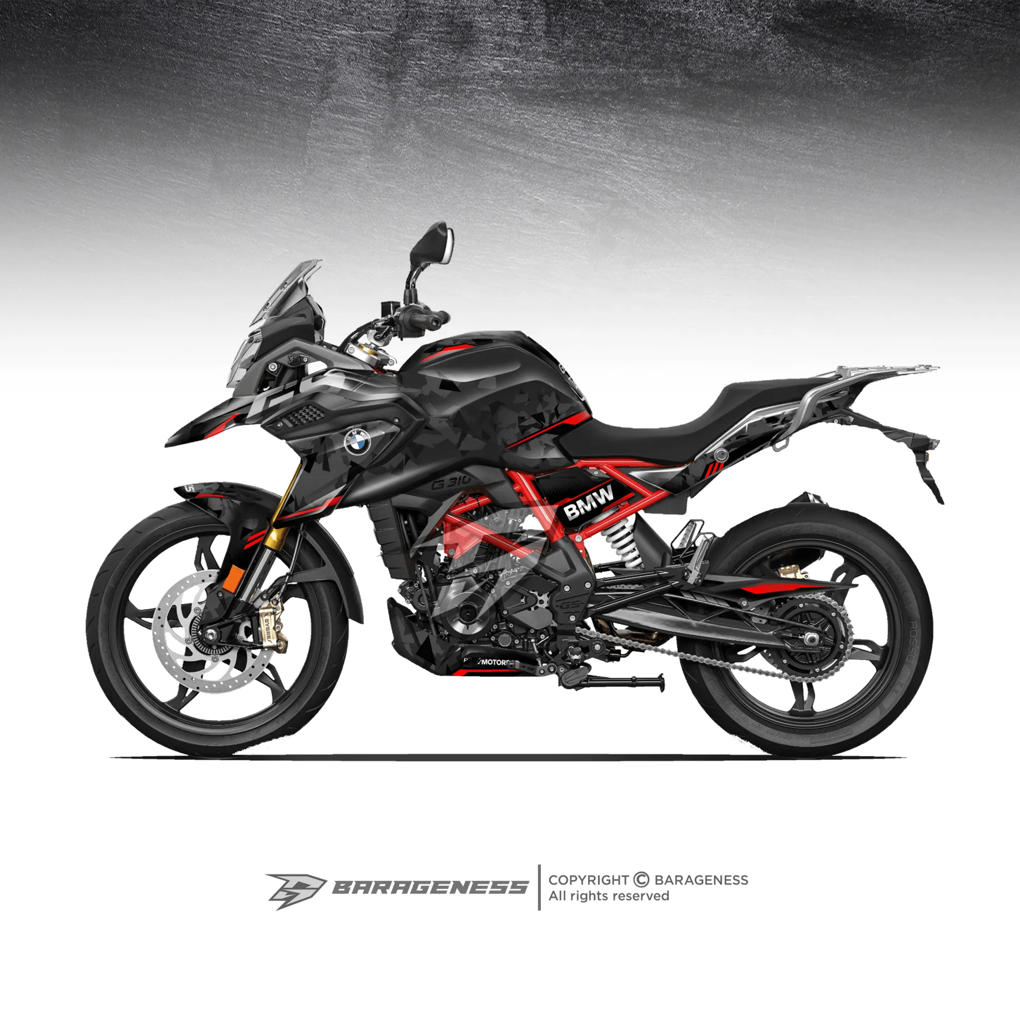 Barageness - BMW 310GS Automotive Graphics