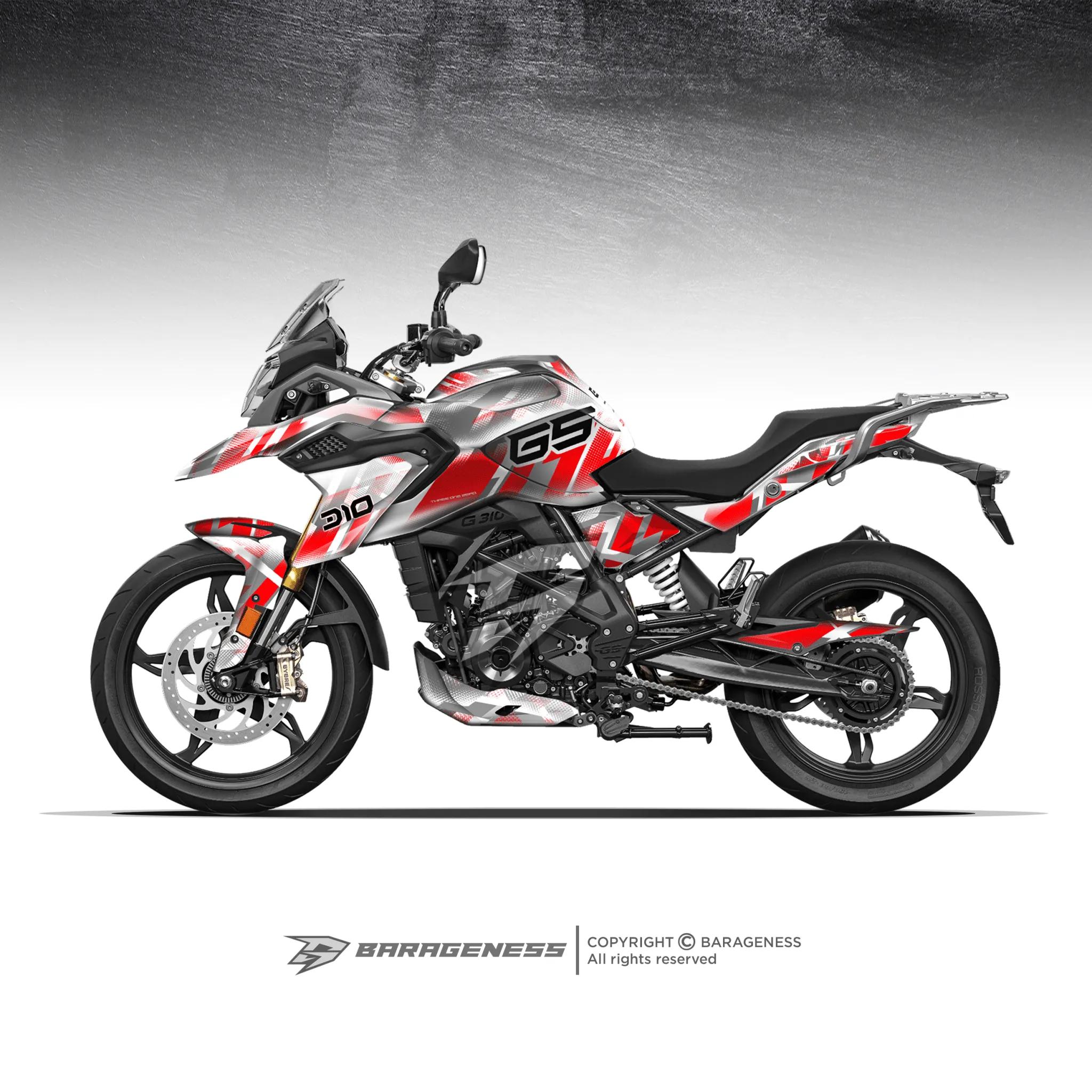 Barageness - BMW 310GS Automotive Graphics