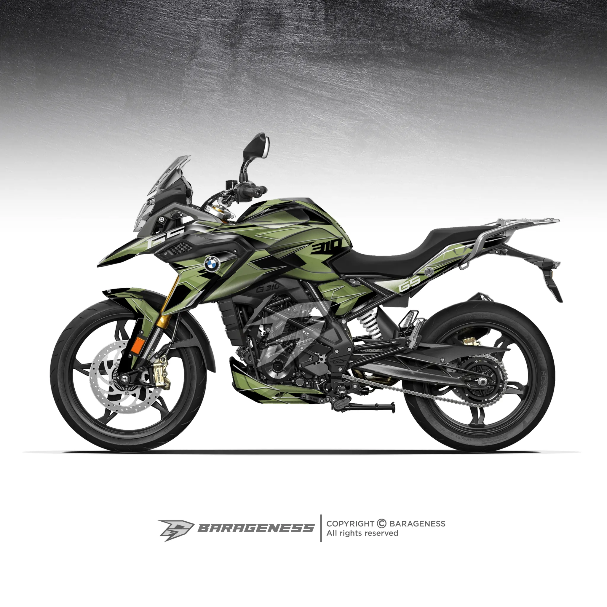 Barageness - BMW 310GS Automotive Graphics