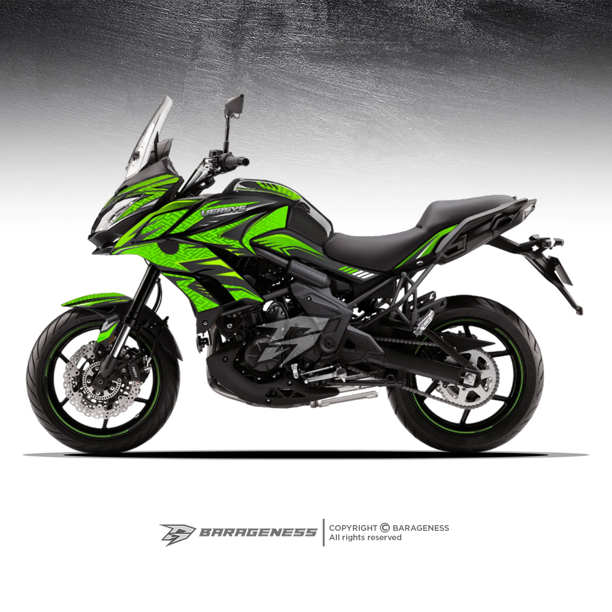 Barageness - Kawasaki Versys 650 Automotive Graphics