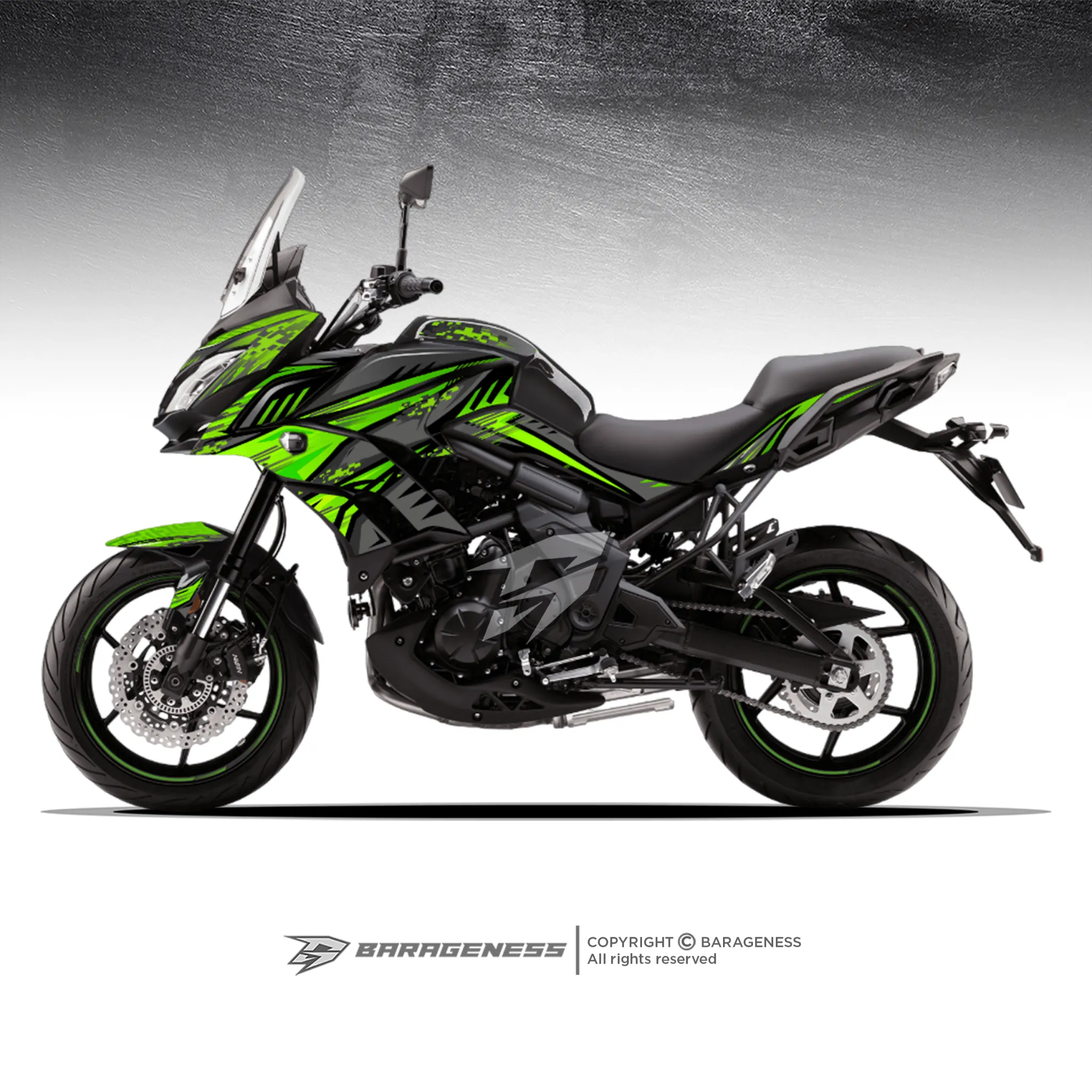 Barageness - Kawasaki Versys 650 Automotive Graphics