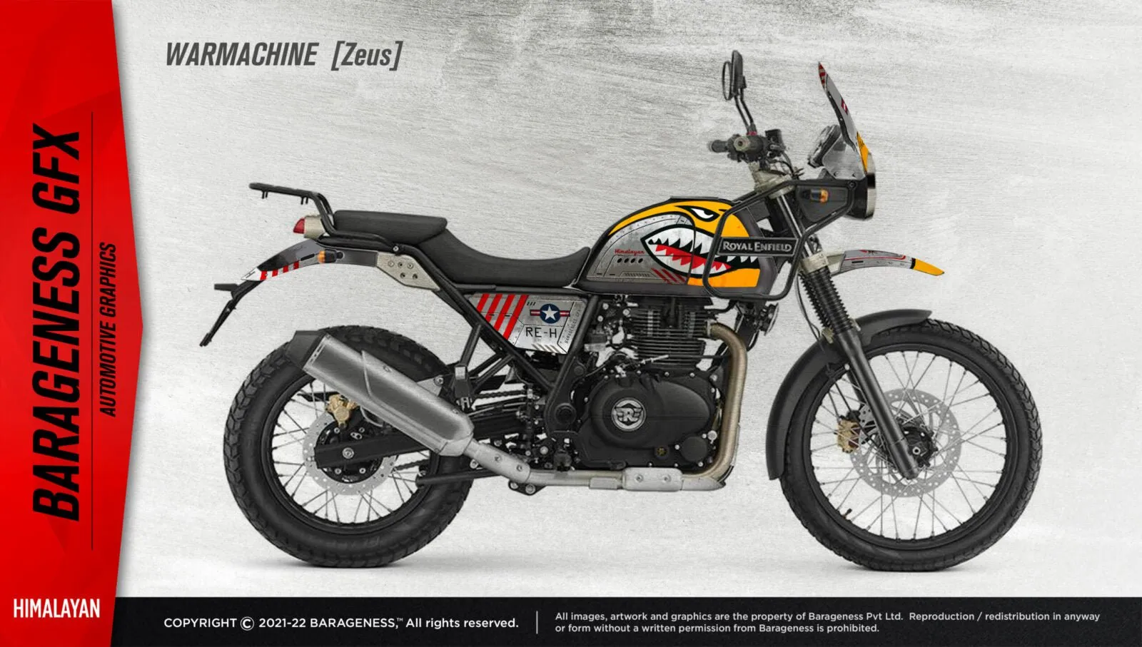 Barageness - RE  Himalayan Automotive Graphics