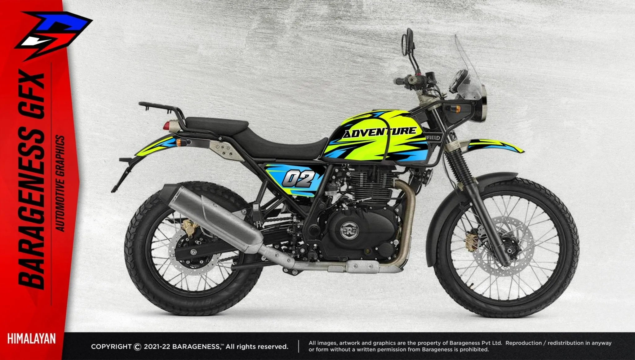Barageness - RE  Himalayan Automotive Graphics
