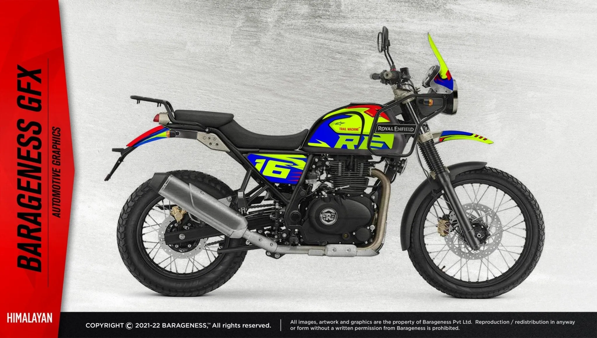 Barageness - RE  Himalayan Automotive Graphics
