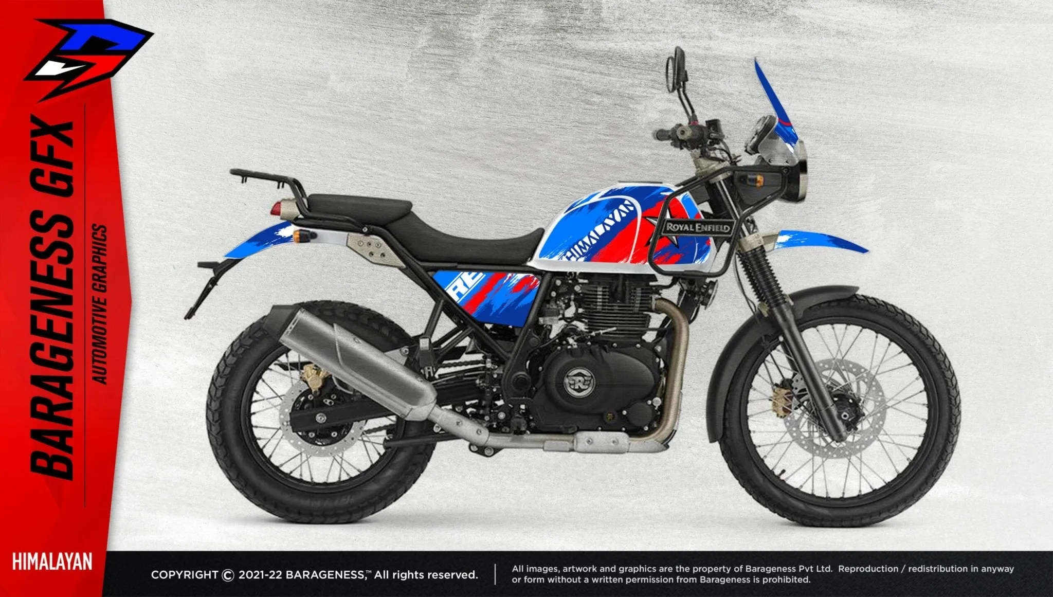 Barageness - RE  Himalayan Automotive Graphics