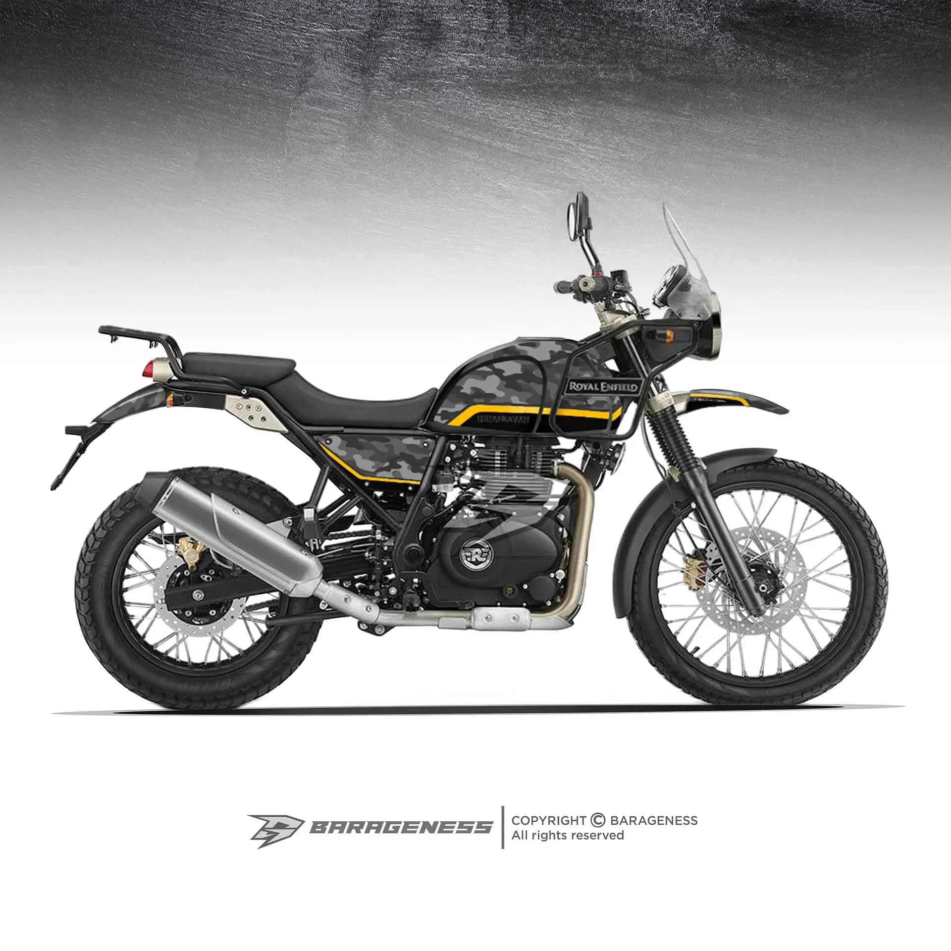 Barageness - RE  Himalayan Automotive Graphics