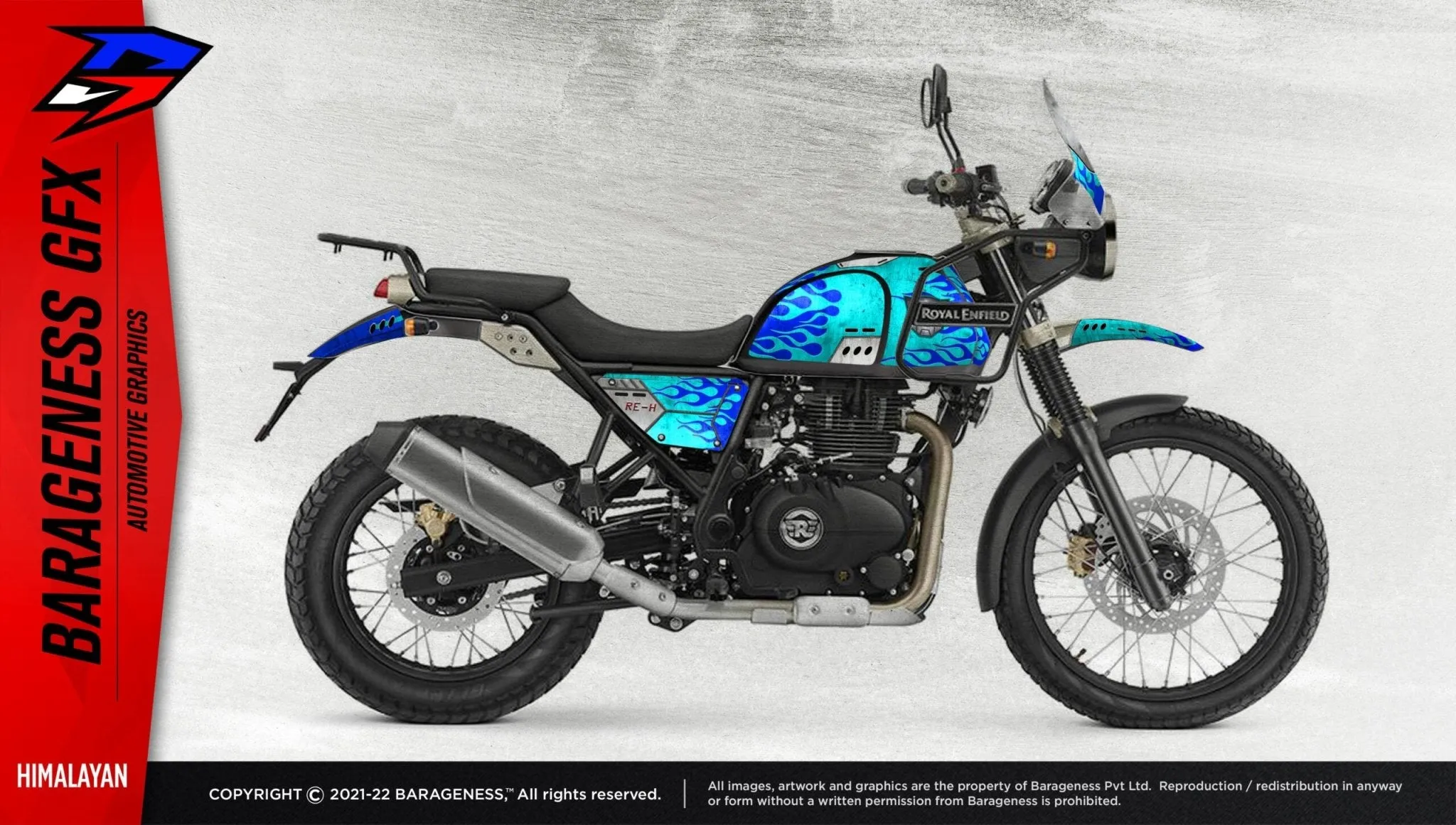 Barageness - RE  Himalayan Automotive Graphics