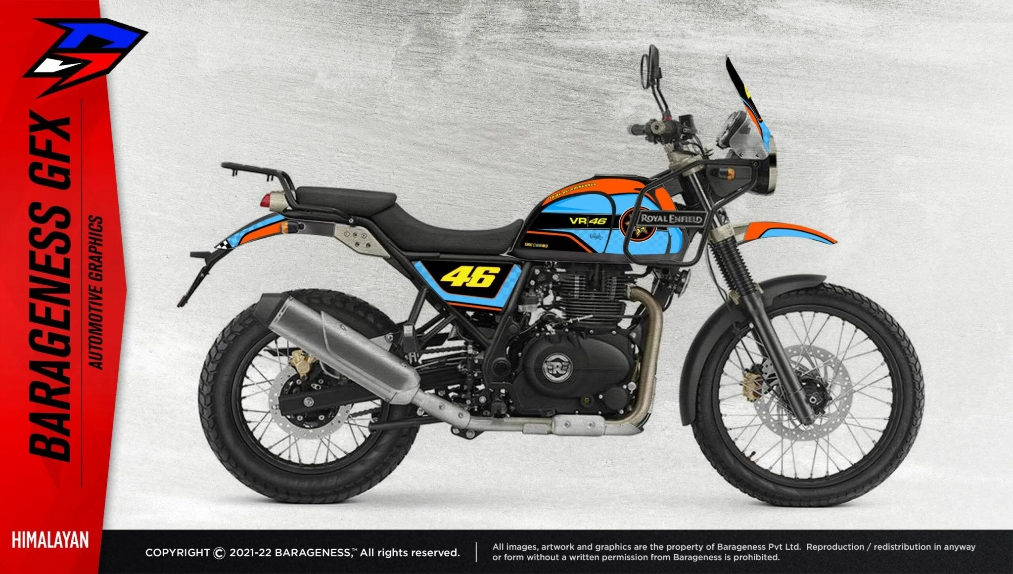 Barageness - RE  Himalayan Automotive Graphics