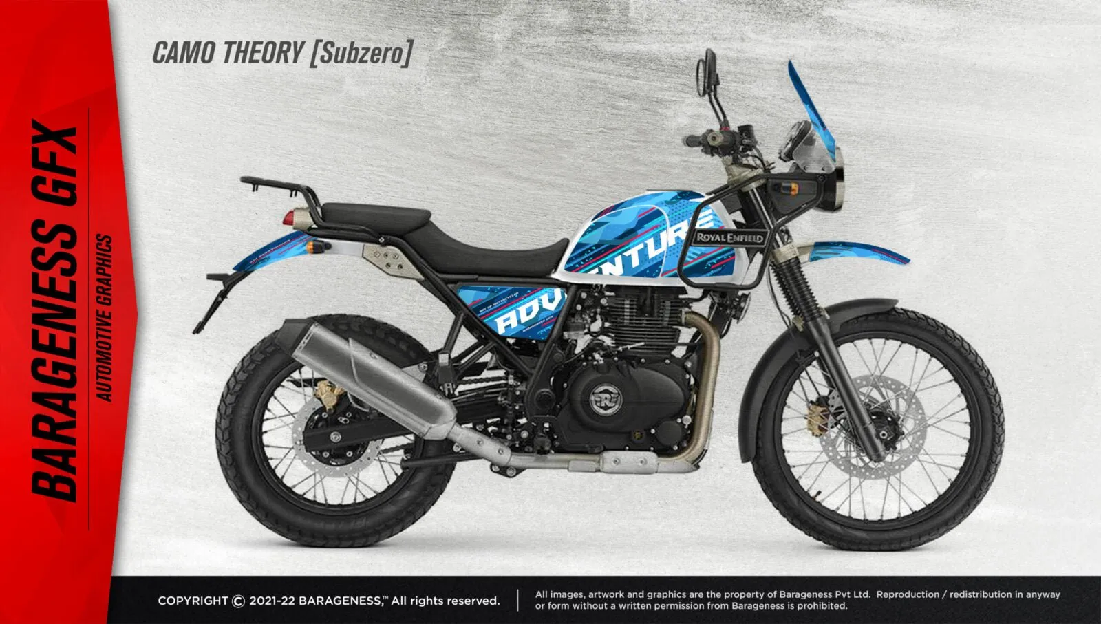 Barageness - RE  Himalayan Automotive Graphics