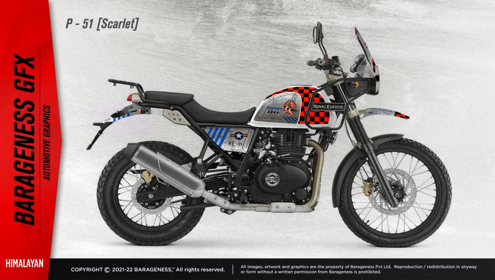 Barageness - RE  Himalayan Automotive Graphics