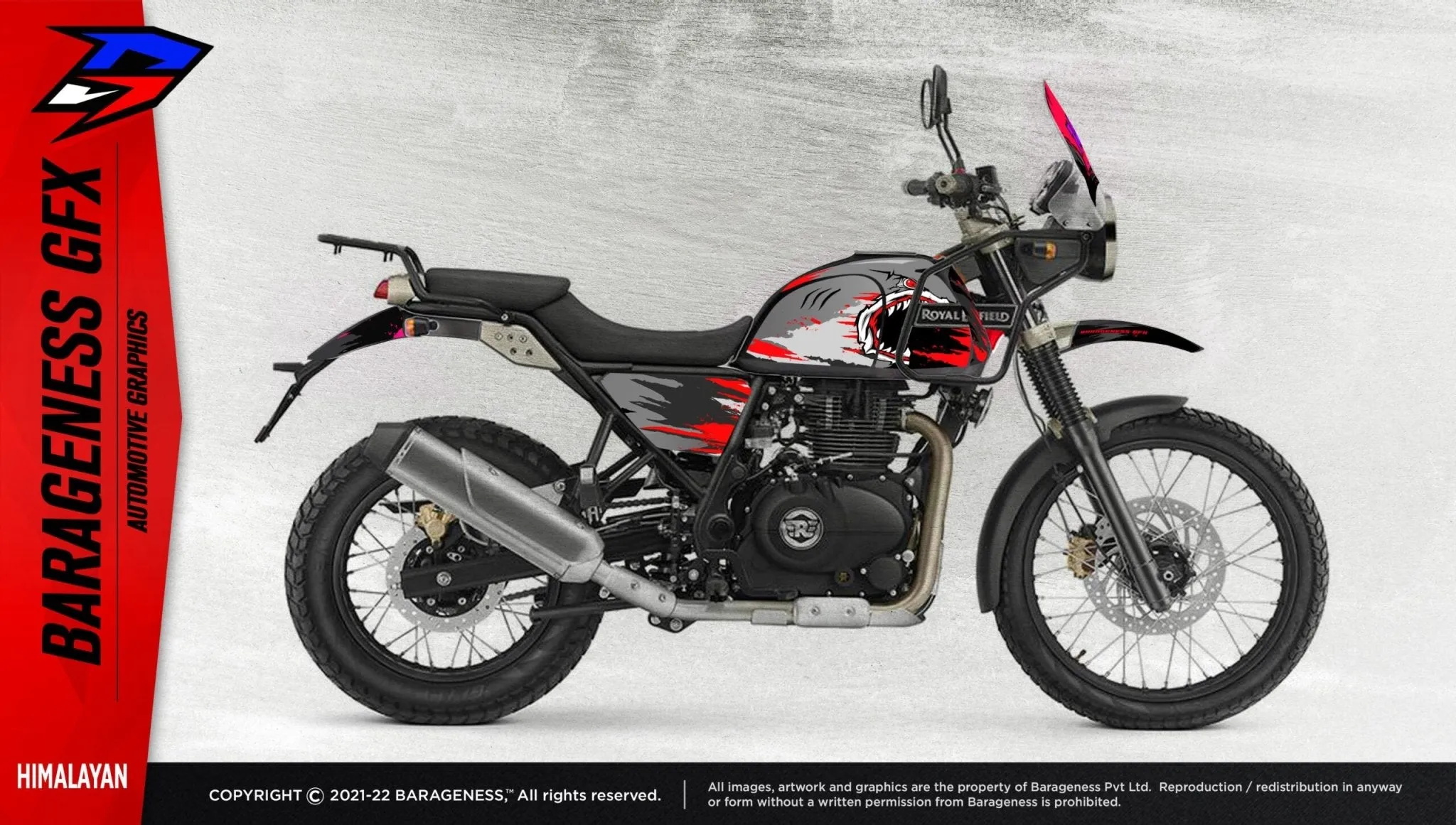 Barageness - RE  Himalayan Automotive Graphics