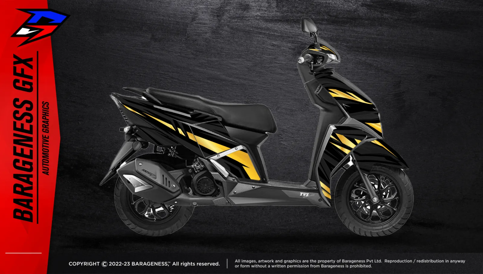 Barageness - TVS Ntorq 125 Automotive Graphics