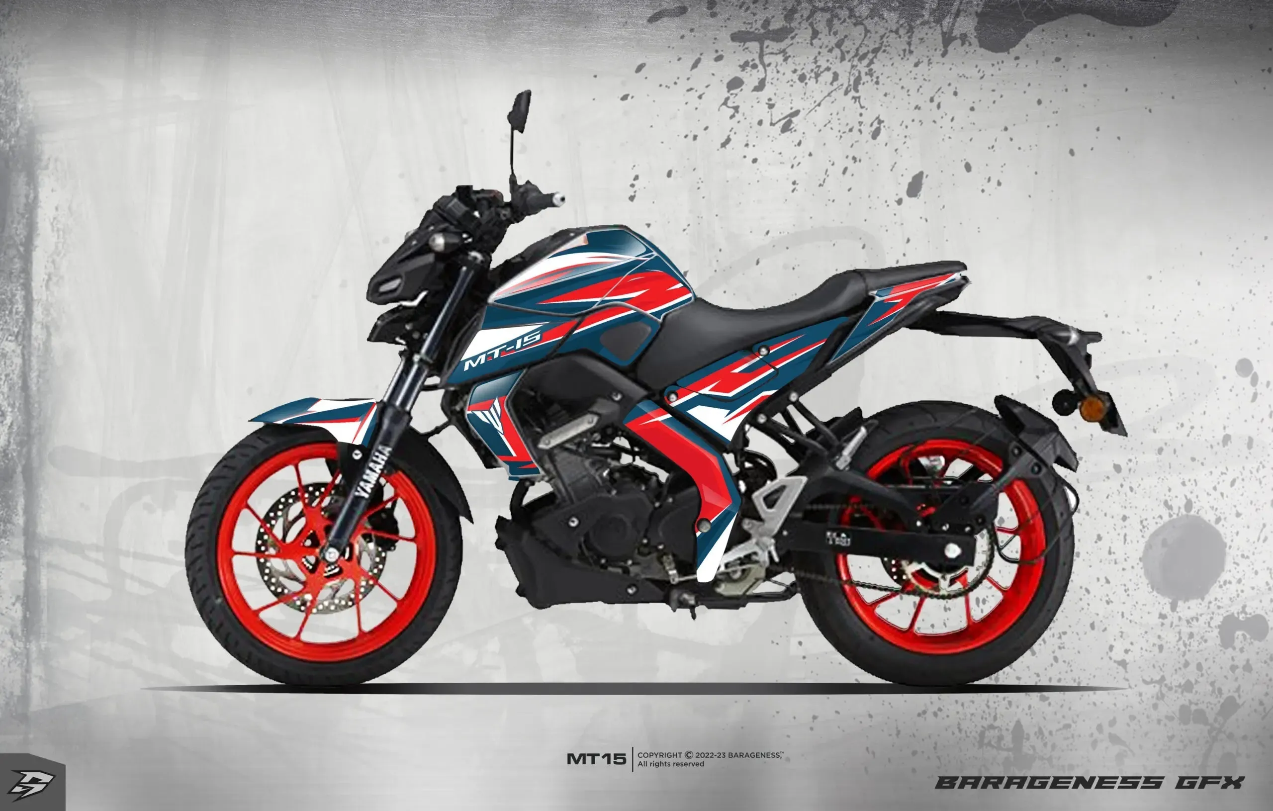Barageness - Yamaha MT-15 Automotive graphics