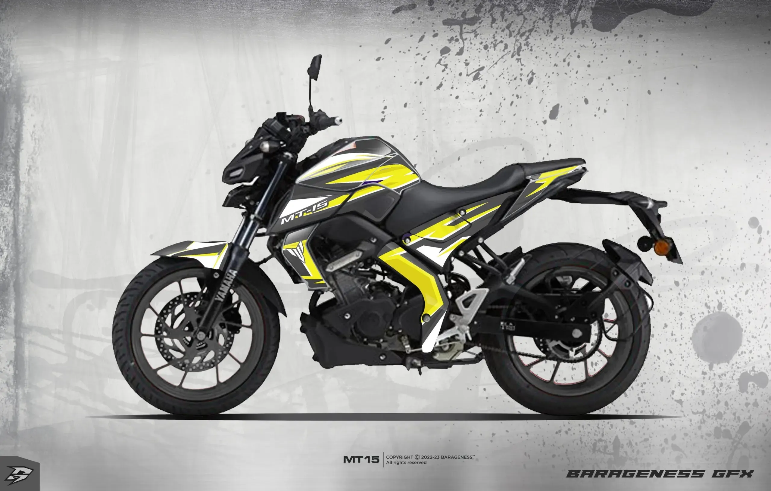 Barageness - Yamaha MT-15 Automotive graphics