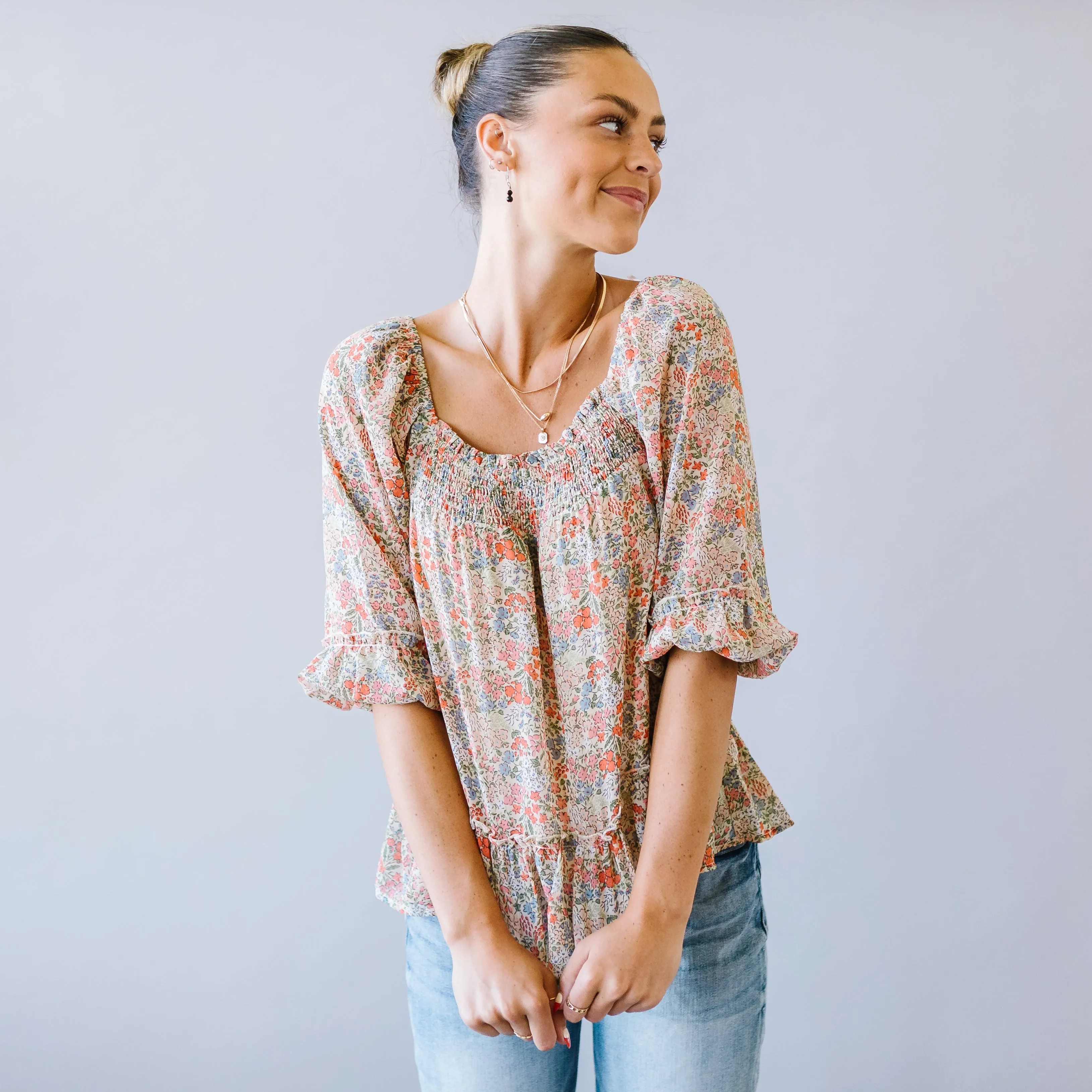 Bloom and Grow Floral Blouse