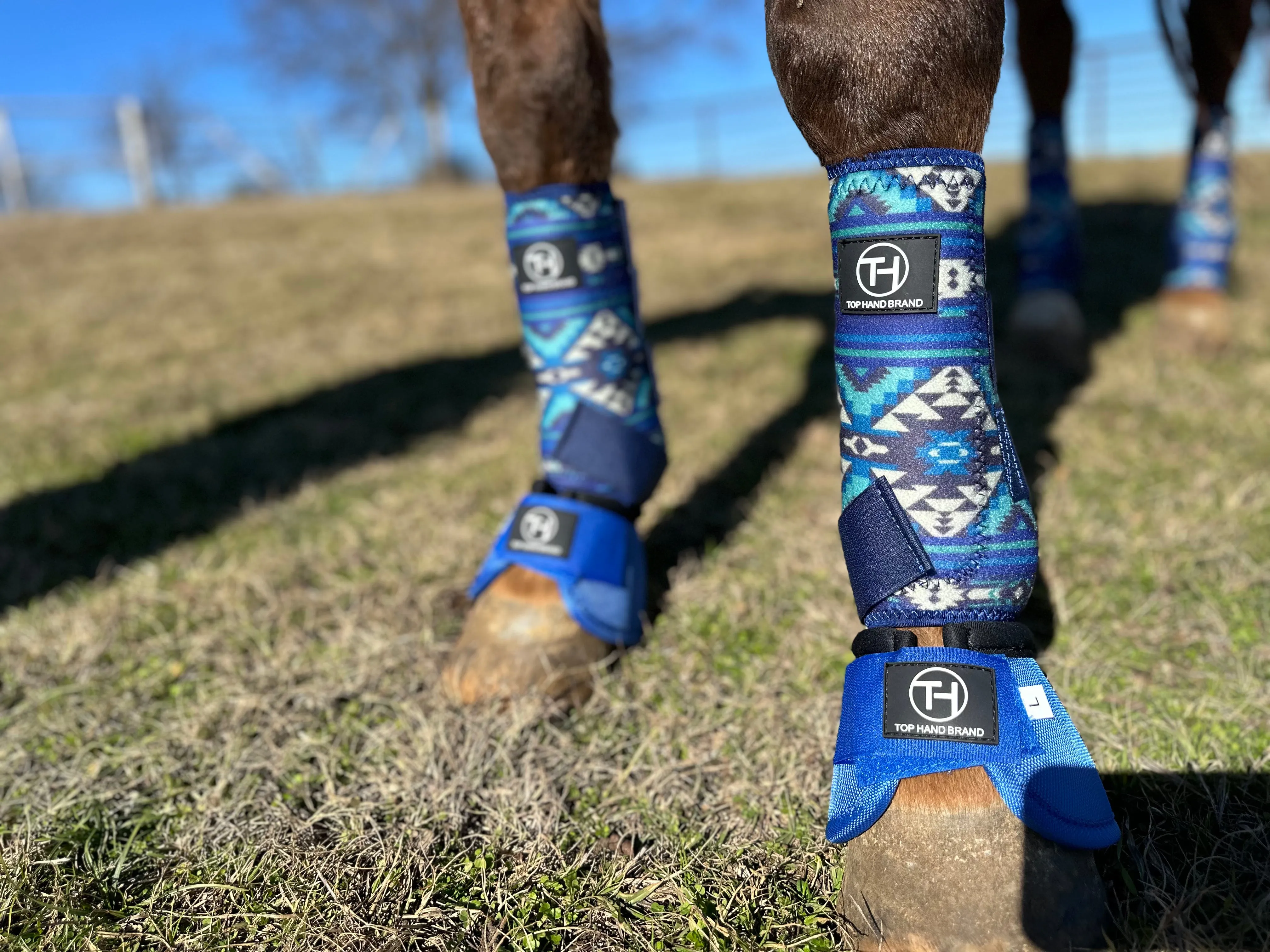 Blue Aztec Sport Boot